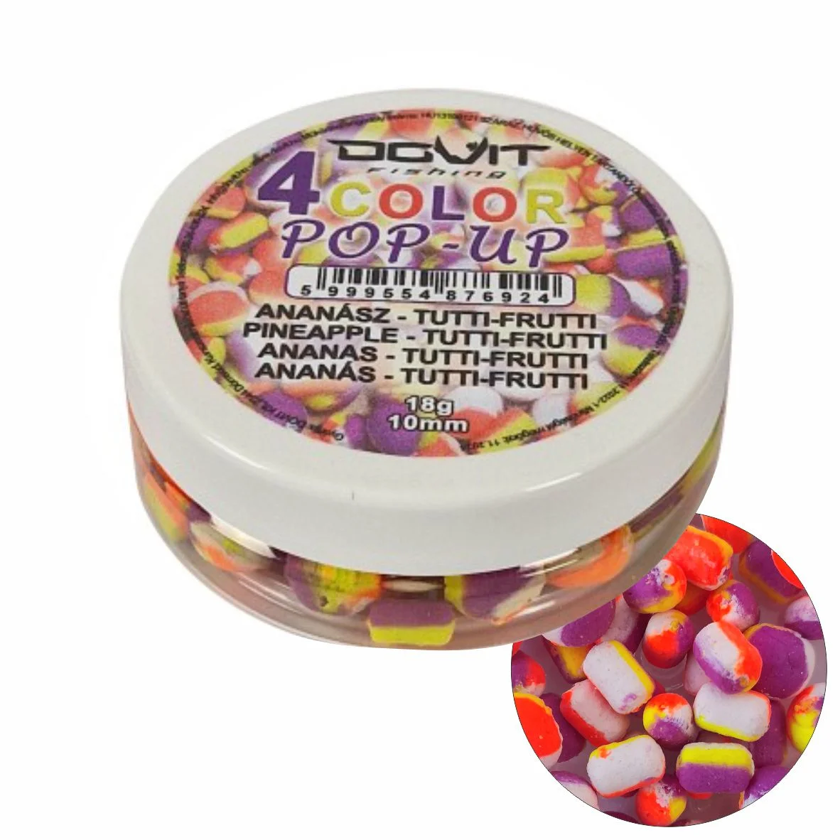 PopUp Dovit 4 color 10mm Ananas cu TUTTI FRUTTI