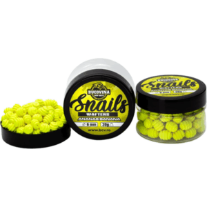 Bucovina Carp Baits Snails Wafters Ananas Banana 25g 6mm