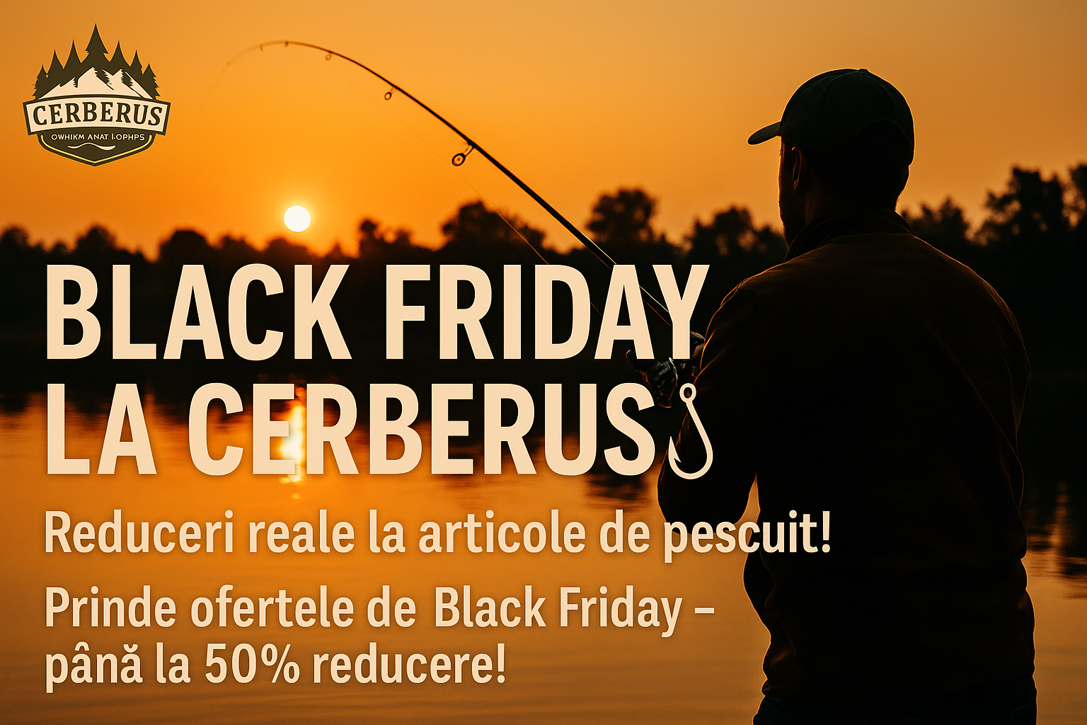 Black Friday la Cerberus – reduceri reale la articole de pescuit