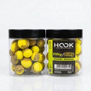 Boilies Hook de Carlig Fifty-Fifty 250ml 16/20mm Wasabi & Banana