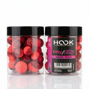Boilies Hook de Carlig Fifty-Fifty 250ml 16/20mm Squid&Plum
