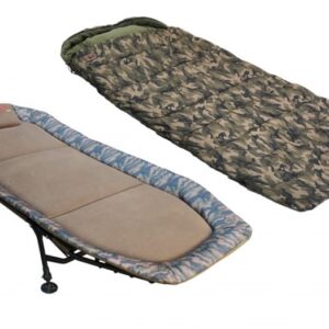 SET ZFISH CAMO LOUNGER - SAC DE DORMIT + PAT DE DORMIT