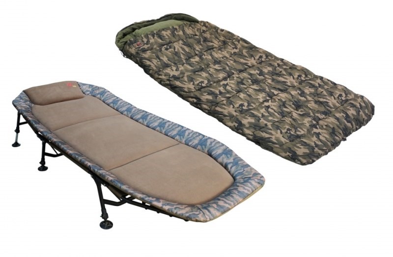 SET ZFISH CAMO LOUNGER - SAC DE DORMIT + PAT DE DORMIT