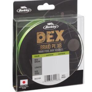 Fir textil Berkley DEX Braid x8 0.04 mm Chartreuse