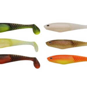 Set naluci siliconice Berkley PowerBait Cullshad Mixpack Mixpack Darkwater 1640527