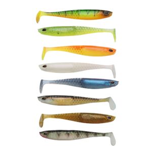 Set naluci siliconice Berkley PowerBait Cullshad Slim Mix Pack Dark Water Mix