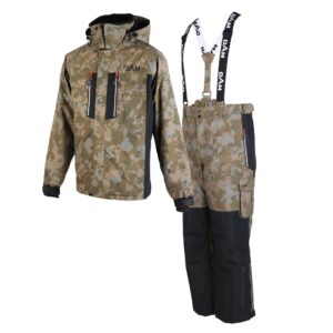 Costum termic DAM Xtherm2 Pro Breathable Winter Suit XXXL Black/Camo