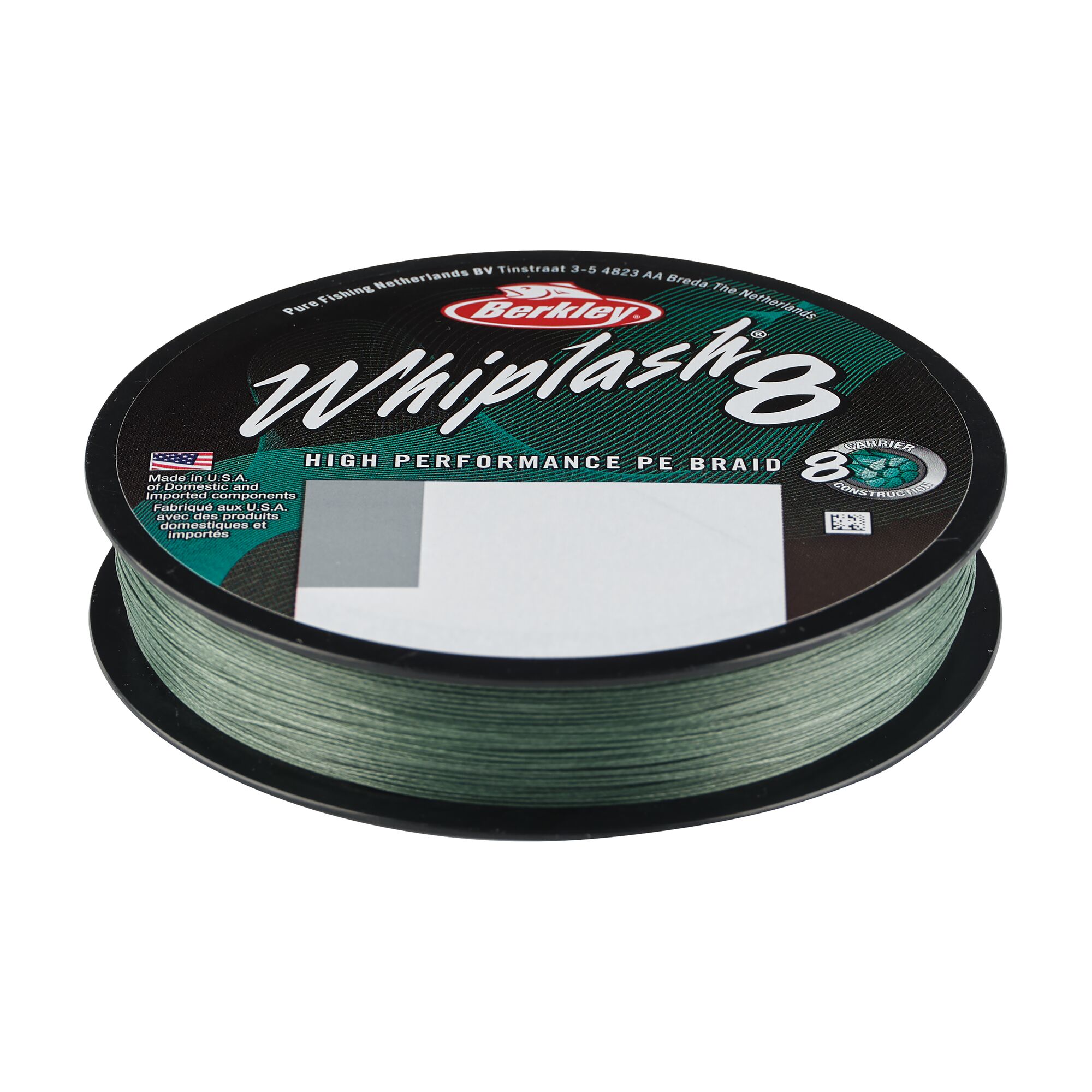 Fir textil Berkley Whiplash8 0.007 in / 0.18 mm Moss Green