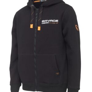 Hanorac Savage Gear Urban Zip Hoodie XL Black Ink