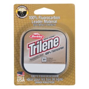 Fir fluorocarbon Berkley Trilene 100% Fluorocarbon Leader 0.007 in / 0.18 mm Clear