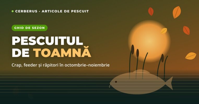 Pescuitul de toamnă – ghid Cerberus pentru crap, feeder și răpitori
